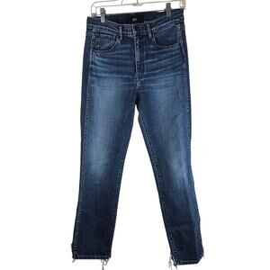 3x1 Made Here Ankle Jeans Step Hem Womens 27 High Rise Tapered Skinny